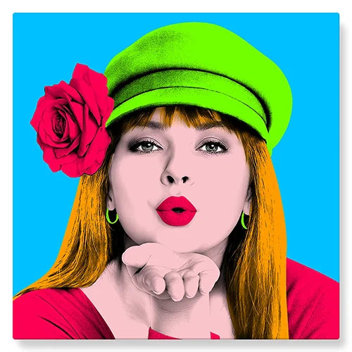 Pop Art personnalisé style Andy Warhol (1 case) - Studio Pop Art