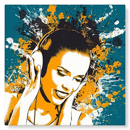 Pop Art personnalisé style Splash - Studio Pop Art