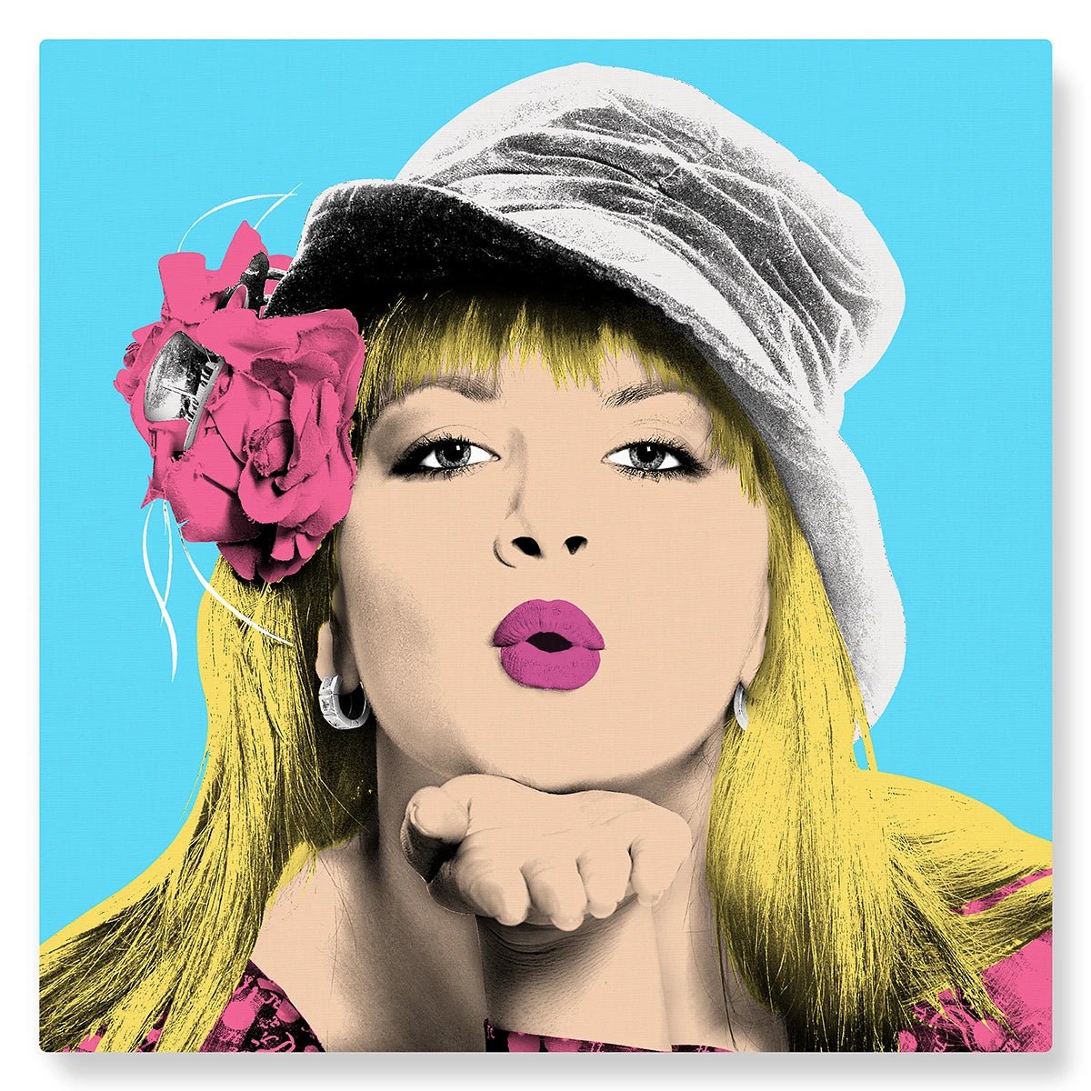 Warhol (trendy bleu) - Studio Pop Art