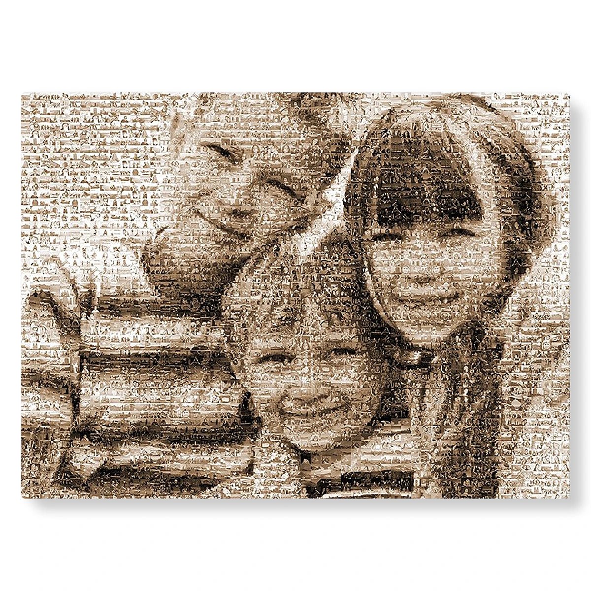 Créer une mosaïque photo sépia sur mesure - Studio Pop Art