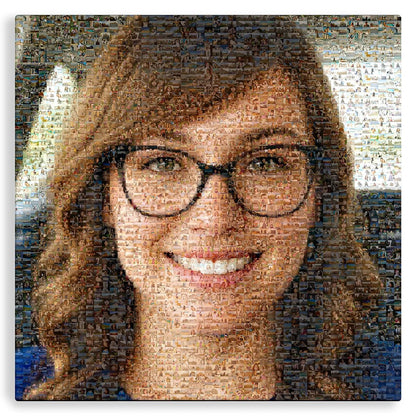 Portrait Mosaïque de photos - Studio Pop Art