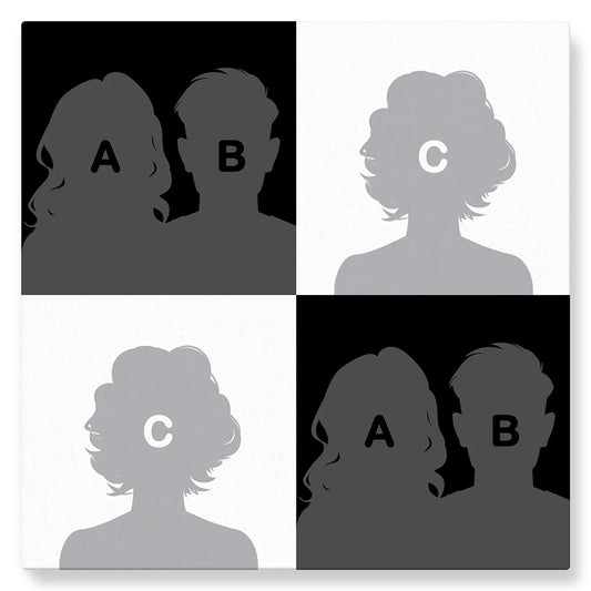 Warhol (monochrome) - Studio Pop Art