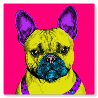 Votre animal en Pop Art aux couleurs rose flashy - Studio Pop Art