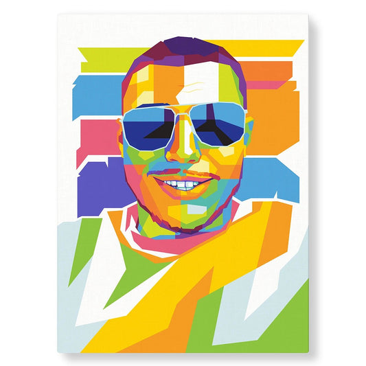 Illustration personnalisée style WPAP - Studio Pop Art