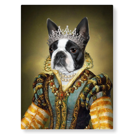 Portrait royal de votre animal : Duchesse - Studio Pop Art