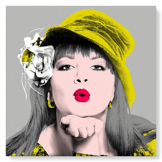 Warhol (monoflashy jaune) - Studio Pop Art